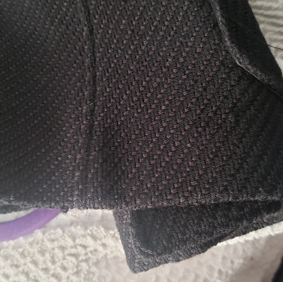 Mackage wool leather peacoat large tweed black - Picture 10 of 11